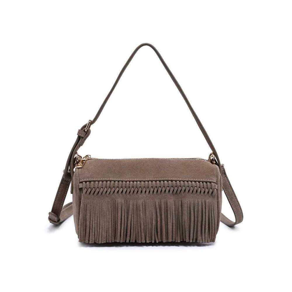 NEW MODA LUXE women's emmi cylinder bag in sand